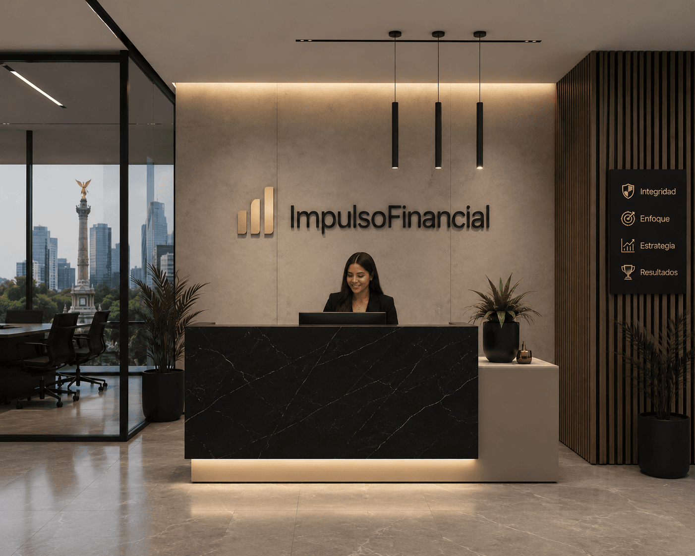 Recepción corporativa ImpulsoFinancial